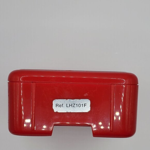 Vintage Lorus Disney Mickey Mouse Alarm Clock Quartz Red Square - Not Working! - Picture 7 of 7